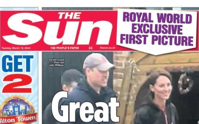 Portada del diario 'The Sun'