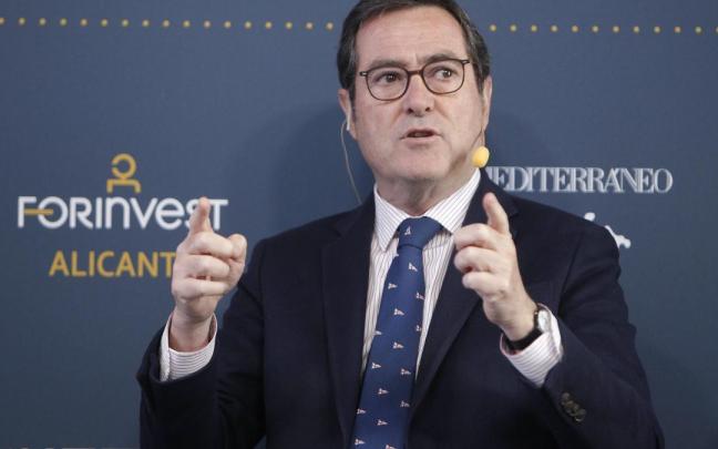 El presidente de la CEOE, Antonio Garamendi. El presidente de la CEOE, Antonio Garamendi.
