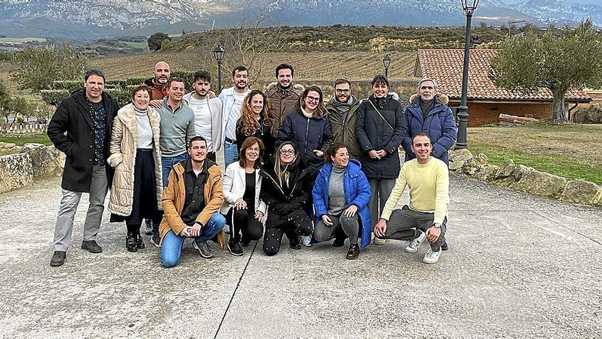 Los jóvenes formados en el Basque Culinary Center en la Rioja Alavesa. | FOTO: DNA