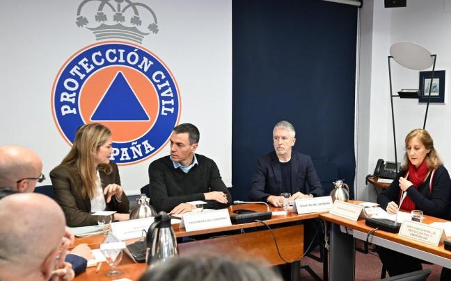 Los responsables de Protección Civil trasladaron al jefe del Ejecutivo el estado de la situación.