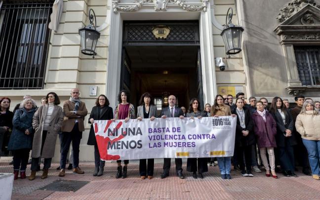 La ministra de Igualdad, Ana Redondo, en una foto de archivo durante una concentración contra la violencia machista.