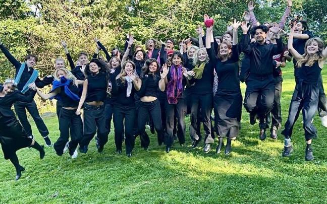 Foto de grupo del coro sueco