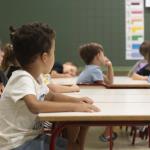 Un grupo de escolares de Infantil en la vuelta al cole 2024-2025.