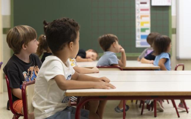 Un grupo de escolares de Infantil en la vuelta al cole 2024-2025. / EP Un grupo de escolares de Infantil en la vuelta al cole 2024-2025.