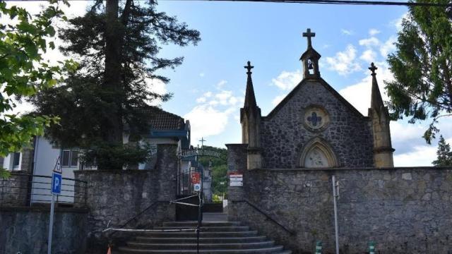 Entrada al cementerio de Blaia, en Irun
