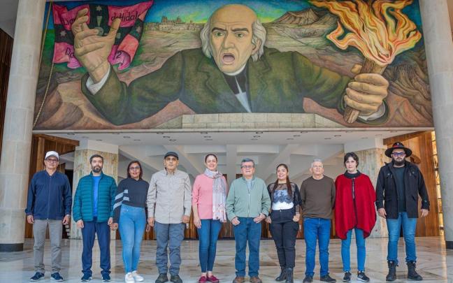 Miembros del ELN en el ciclo de negociaciones celebrado en Ciudad de México (archivo).