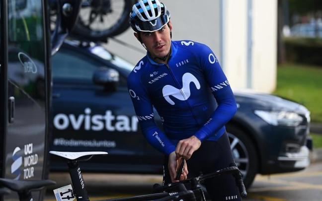 Alex Aranburu, antes de una competición esta temporada.