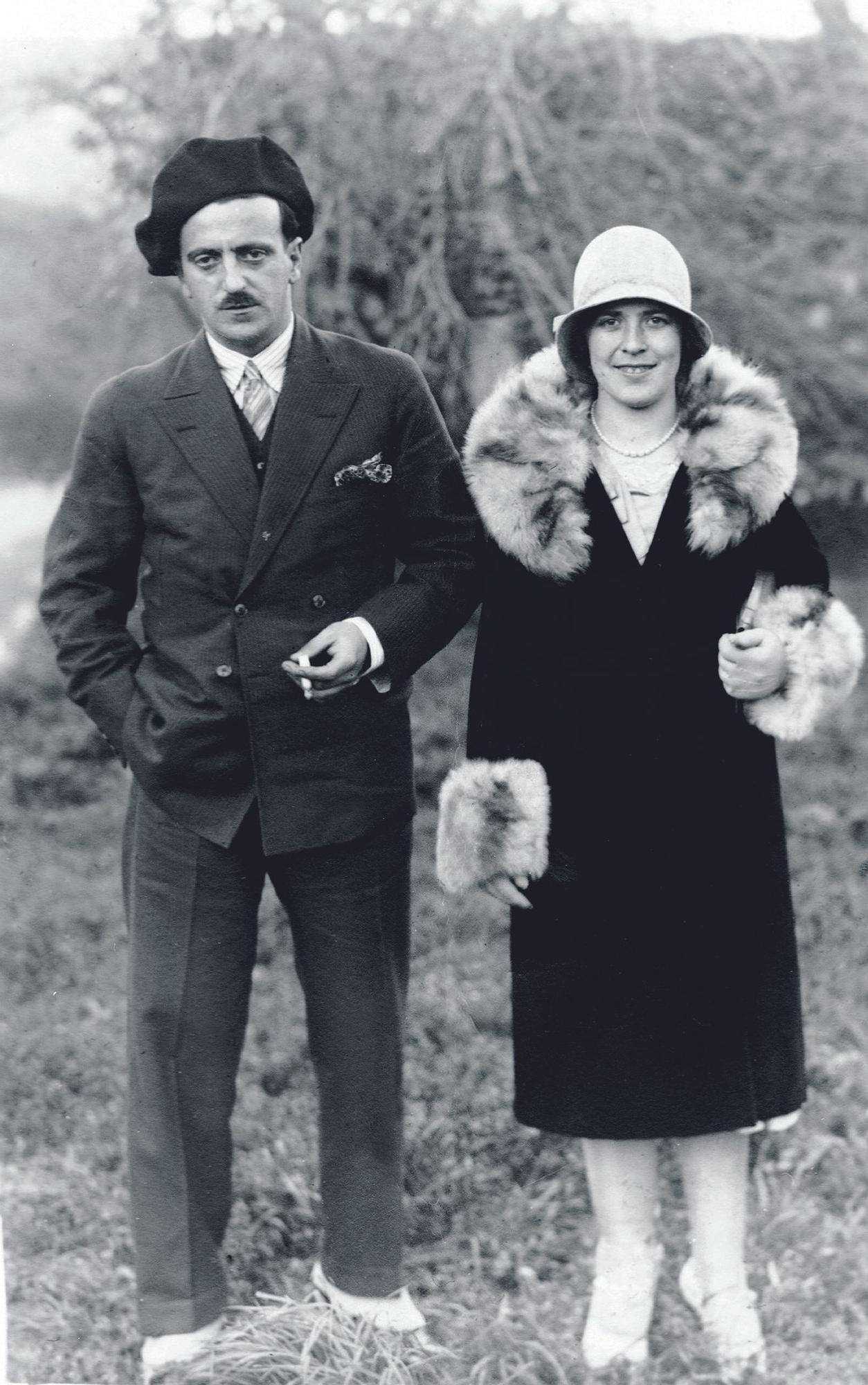 Manuel Echaniz y su mujer, Faustina Aizpuru.