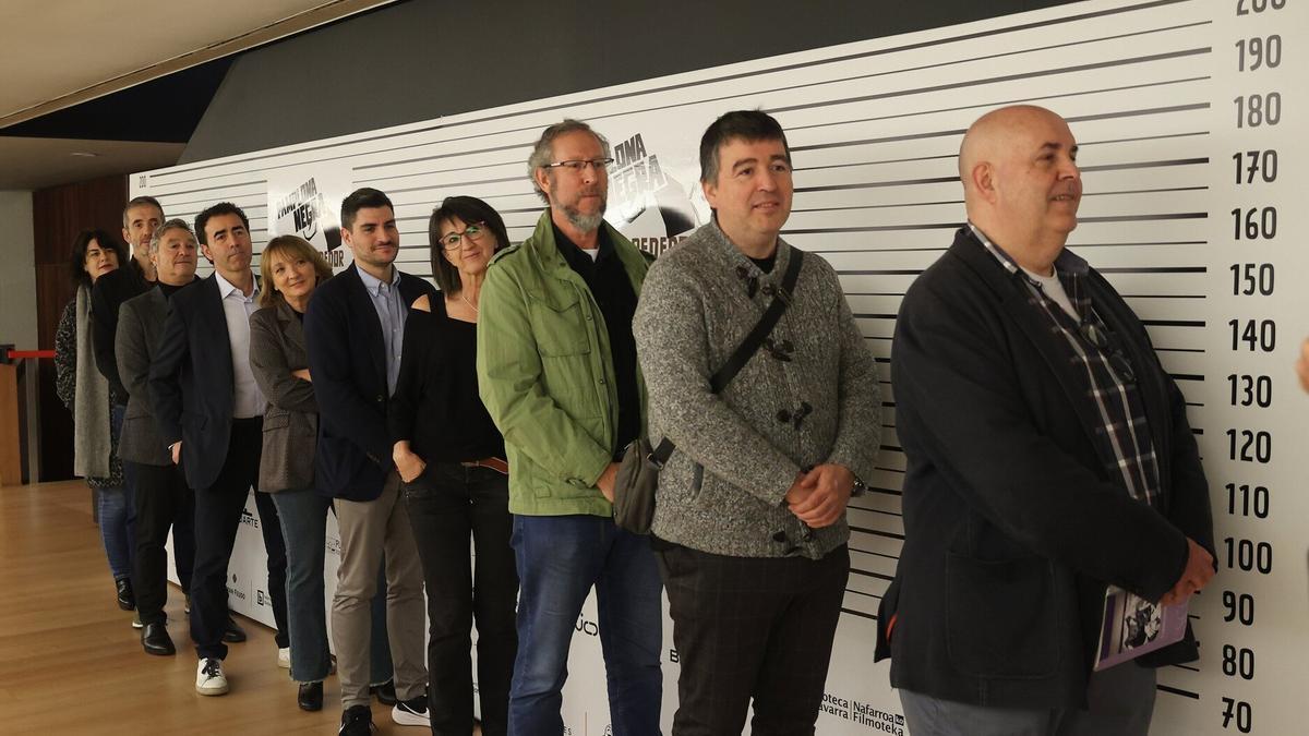 Presentación del XI Festival Pamplona Negra bajo el título Viaje alrededor del 'noir'.