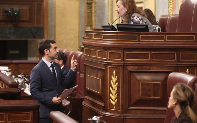 La presidenta del Congreso (y de la Diputación Permanente), Francina Armengol, durante un pleno de la Cámara baja