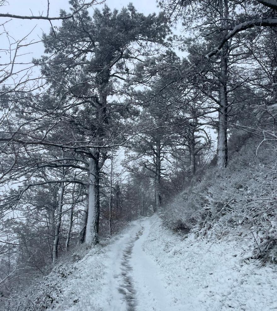 El sendero de subida esta espectacular