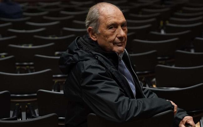 Carlos San Juan, este sábado en Getxo.