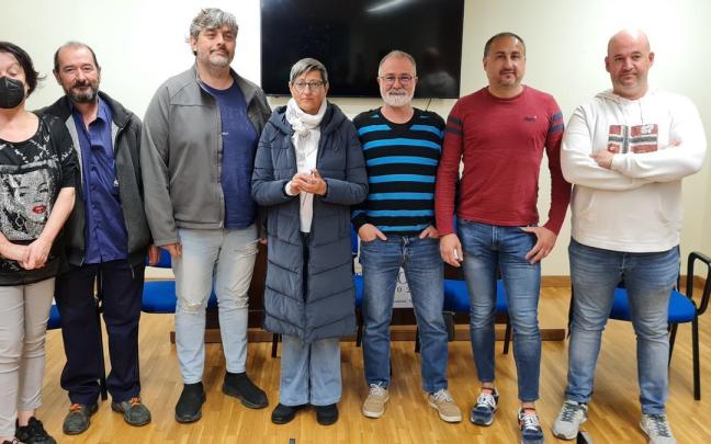 Representantes de los sindicatos de la Junta de Personal del Ayuntamiento de Tudela Representantes de los sindicatos de la Junta de Personal del Ayuntamiento de Tudela