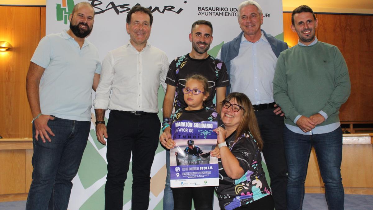 Acto de presentación de la última maratón solidaria de Yeray González a favor de la asociación CTNNB1