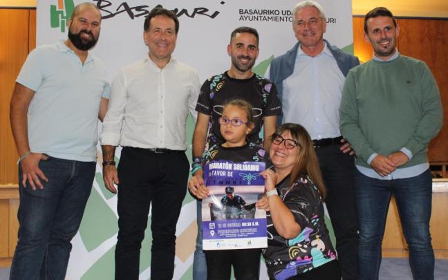 Acto de presentación de la última maratón solidaria de Yeray González a favor de la asociación CTNNB1