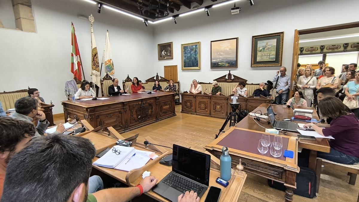 Pleno de Hondarribia celebrado esta tarde