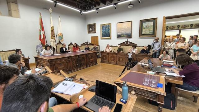 Pleno de Hondarribia celebrado esta tarde