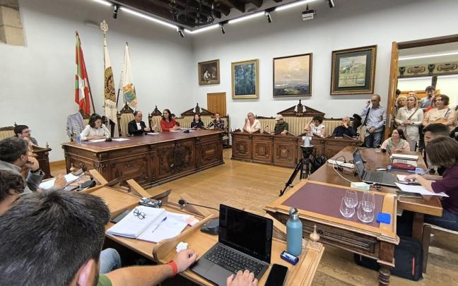 Pleno de Hondarribia celebrado esta tarde