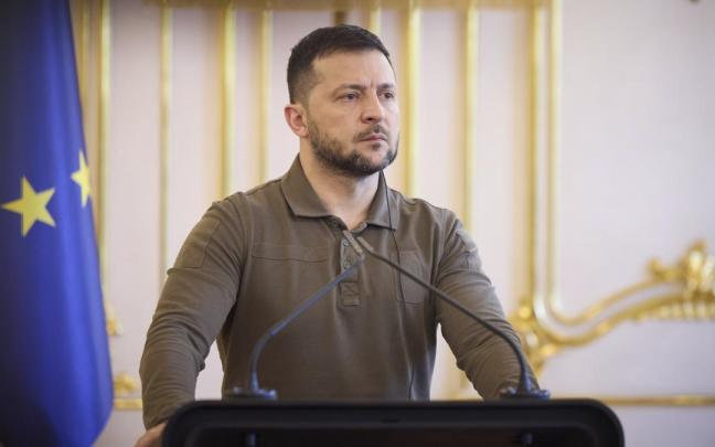 El presidente de Ucrania, Volodimir Zelenski.