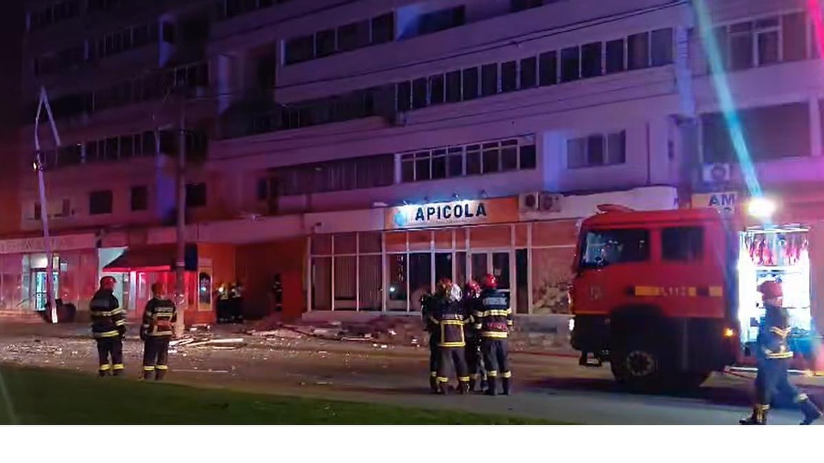 El dron ha impactado contra un bloque de viviendas de la ciudad rumana de Galati.