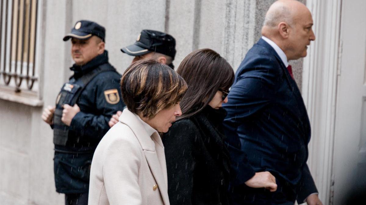 La expareja de Ábalos, Jésica Rodríguez, a su llegada al Tribunal Supremo