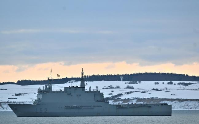 El buque de mando Castilla