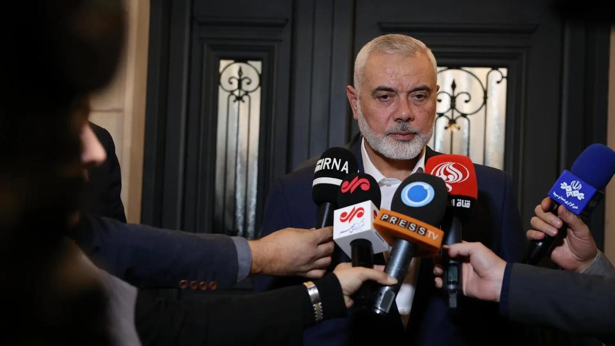 El líder político de Hamas, Ismail Haniyeh