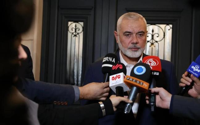 El líder político de Hamas, Ismail Haniyeh