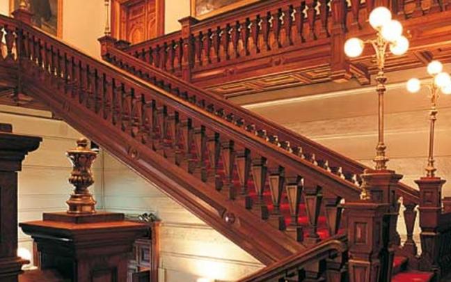 Imagen del interior de la Casa Consistorial de Irun.