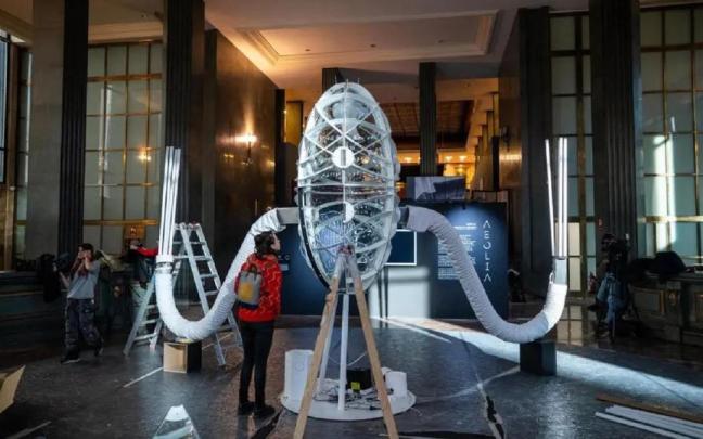 Exposición 'Aeolia' en el Instituto Cervantes.