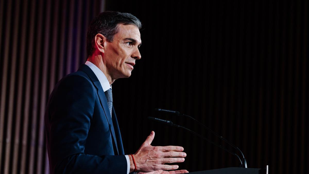 El presidente del Gobierno, Pedro Sánchez