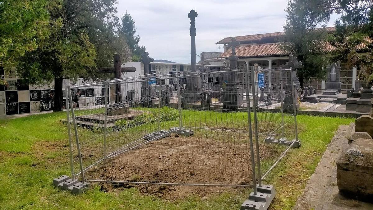 El cementerio de Amorebieta podría albergar la mayor fosa común de Euskadi.