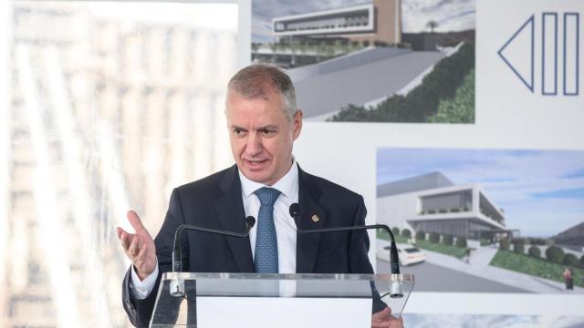 El lehendakari, Iñigo Urkullu, en el reciente acto del Data Center en Abanto