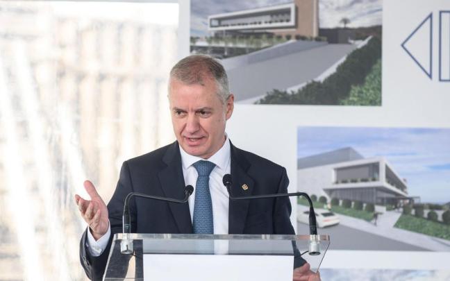 El lehendakari, Iñigo Urkullu, en el reciente acto del Data Center en Abanto
