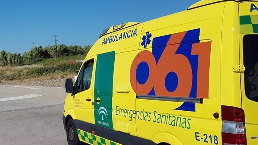 Ambulancia de la Junta de Andalucía.