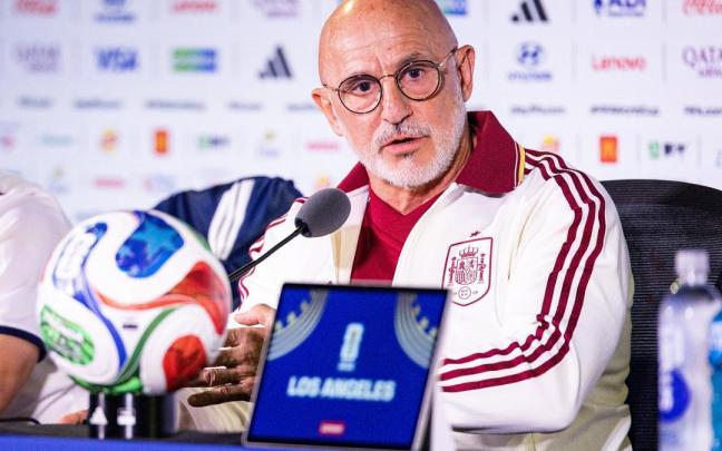 El seleccionador español, Luis de la Fuente.