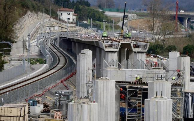 Visita a las obras del TAV entre Hernani y Astigarraga Visita a las obras del TAV entre Hernani y Astigarraga