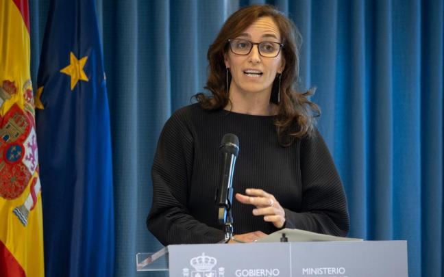 La ministra de Sanidad, Mónica García