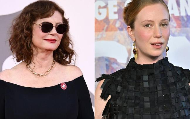 Susan Sarandon y Hannah Einbinder, detenidas en una manifestación contra Netanyahu ante la ONU.