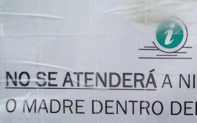 Una parte del cartel.