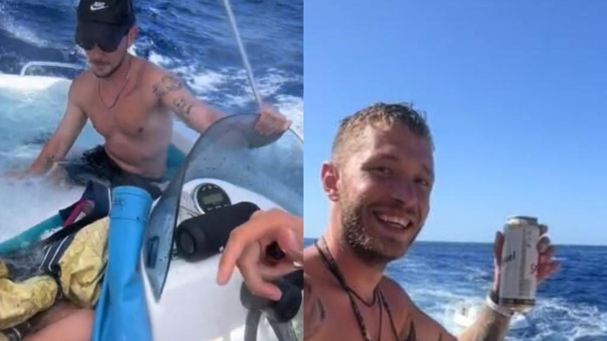 Alquilan un barco en Mallorca y se convierten en los protagonistas del vídeo del verano