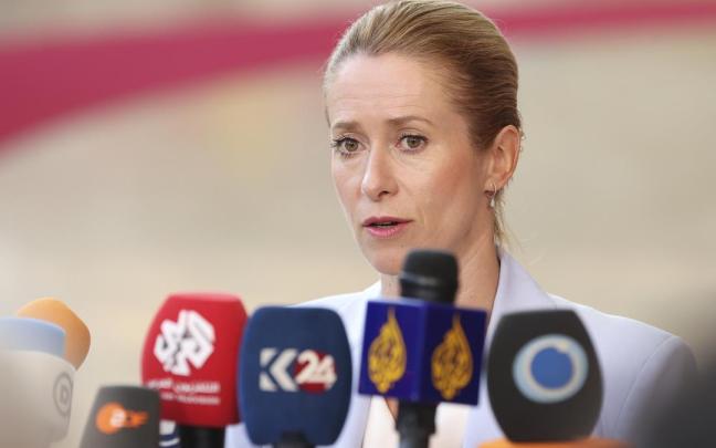 La Alta Representante de la Unión Europea para la Política Exterior, Kaja Kallas.