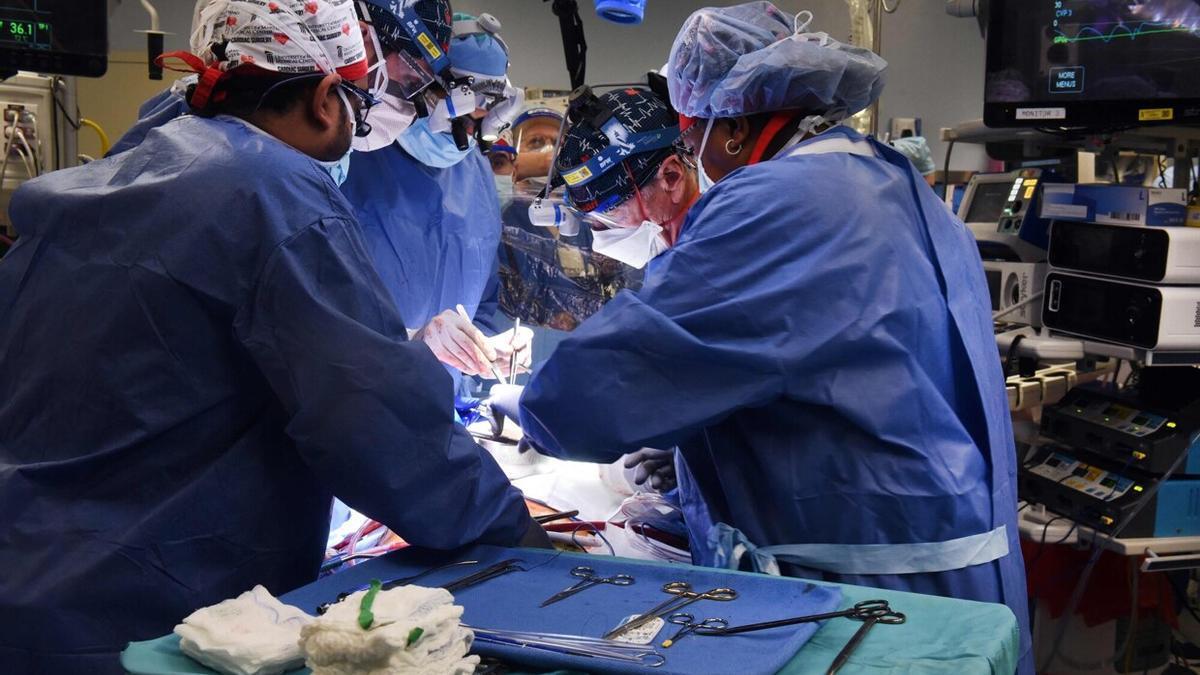 Cirujanos realizan una intervención