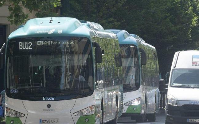 Autobús que une Hernani y Astigarraga con Donostia.