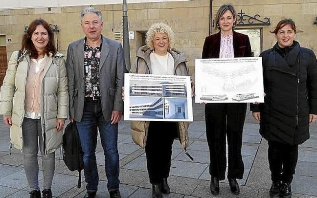 Presentación del ‘Eco cohousing’ o vivienda colaborativa. | FOTO: A.D.