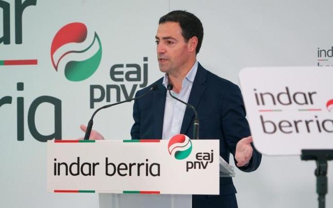 El candidato del PNV a lehendakari, Imanol Pradales. / EP El candidato del PNV a lehendakari, Imanol Pradales.