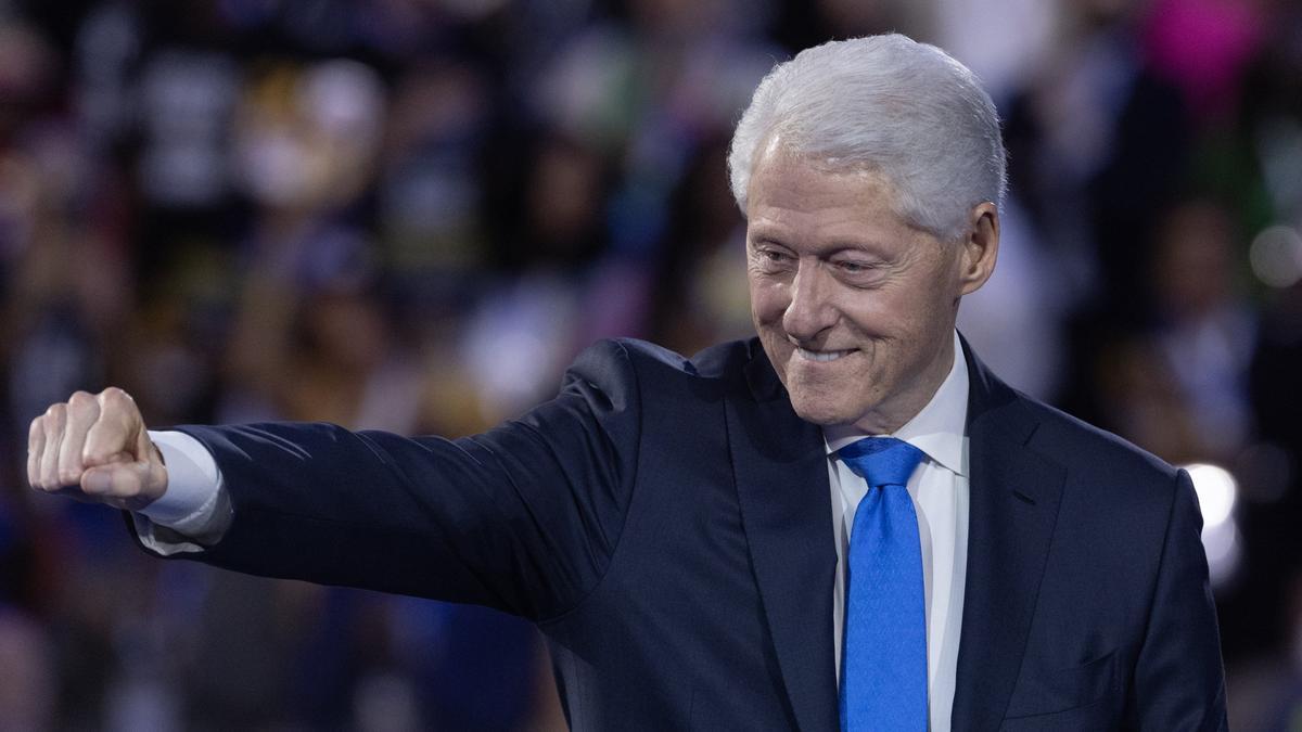 Bill Clinton, en la Convención Nacional Demócrata.