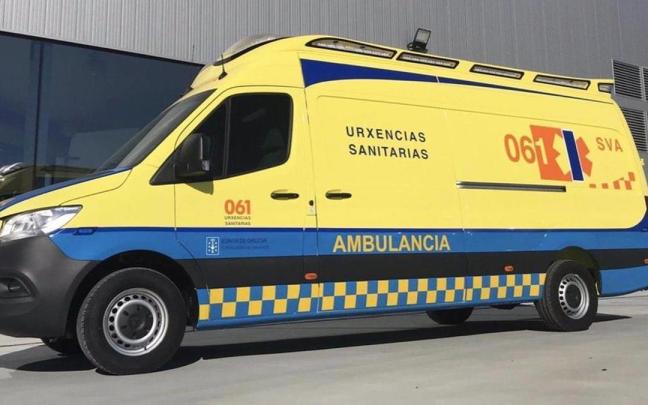 Ambulancia del 061-Urxencias Sanitarias de Galicia. / EP Ambulancia del 061-Urxencias Sanitarias de Galicia.