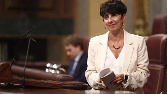La portavoz del PNV en el Congreso, Maribel Vaquero, este jueves