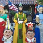 Los miembros de la comparsa Irrintzi fueron los primeros en llevar al Jailadi 2015 una exhibición de bailes de colosso DEIA